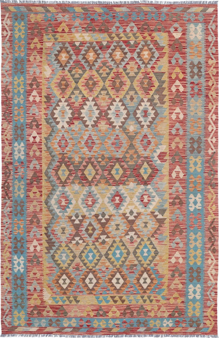 Kilim 6’ 4″ x 9’ 9″ - No. AV59645 - ALRUG Rug Store