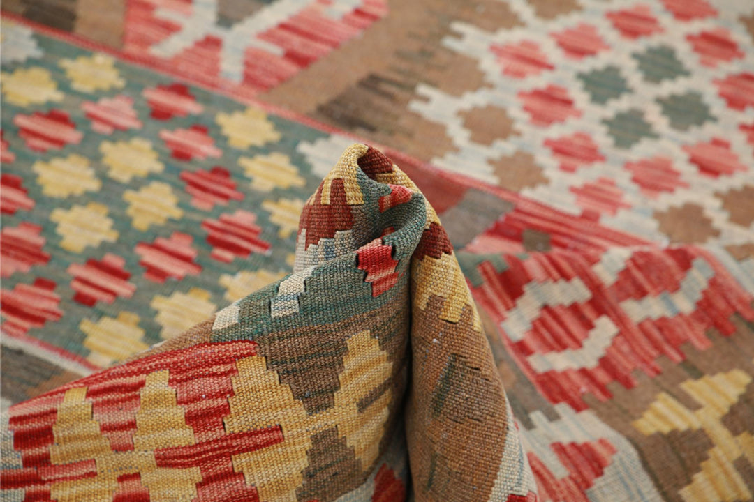 Kilim 6’ 5″ x 9’ 7″ - No. AV50213 - ALRUG Rug Store