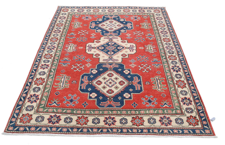 Kazak 4’ 11” x 6’ 6″ - No. AV69664 - ALRUG Rug Store