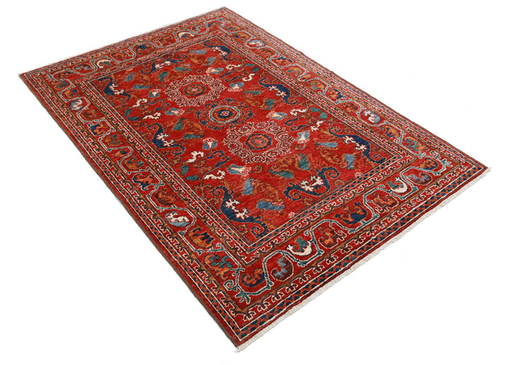 Humna 4’ 1″ x 5’ 10” - No. AV68803 - ALRUG Rug Store