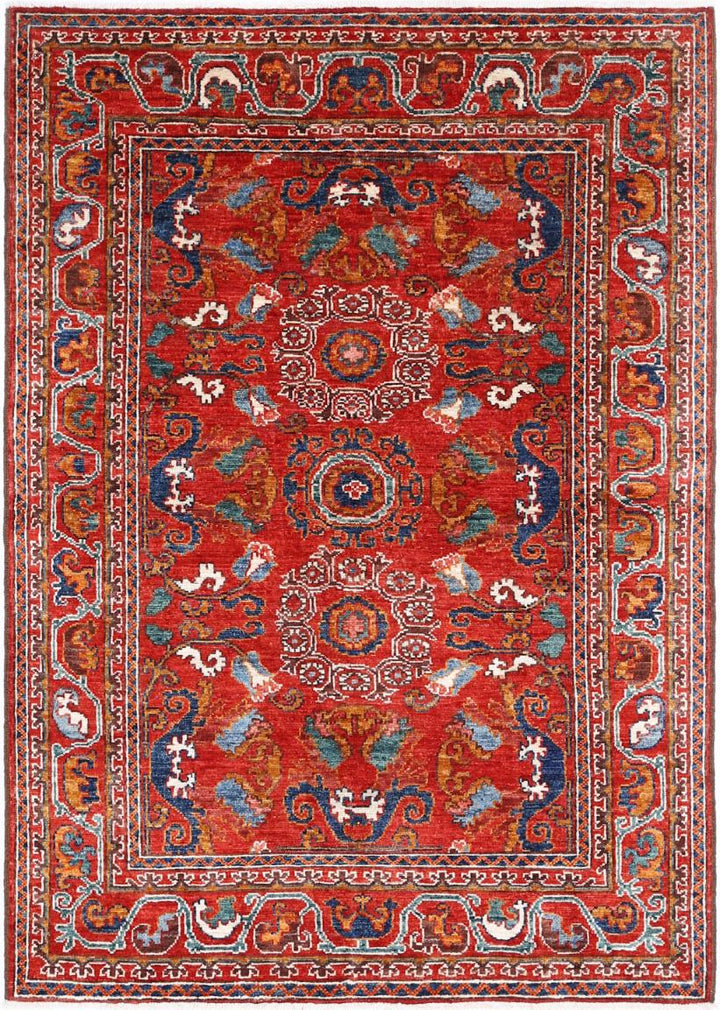 Humna 4’ 1″ x 5’ 10” - No. AV68803 - ALRUG Rug Store