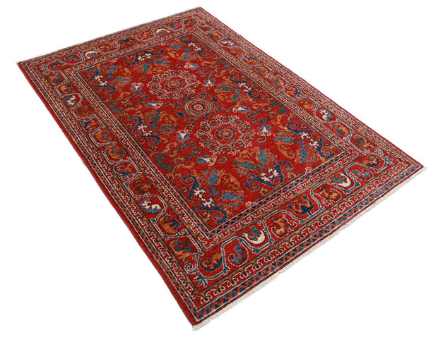 Humna 4’ 0″ x 5’ 11” - No. AV20982 - ALRUG Rug Store