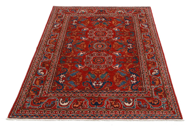 Humna 4’ 0″ x 5’ 11” - No. AV20982 - ALRUG Rug Store