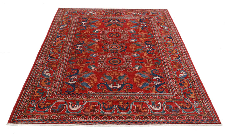 Humna 5’ 2″ x 6’ 11” - No. AV21127 - ALRUG Rug Store