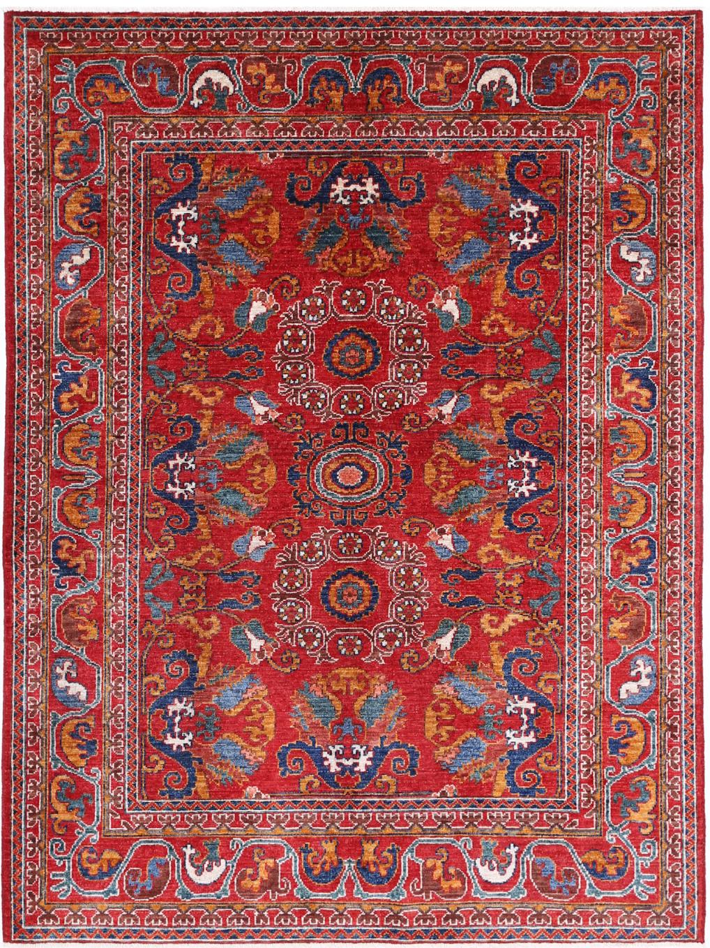 Humna 5’ 2″ x 6’ 11” - No. AV21127 - ALRUG Rug Store