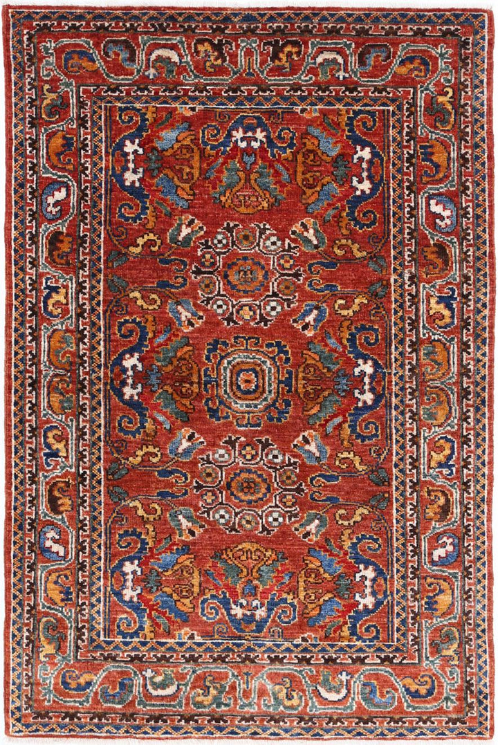 Humna 3’ 2″ x 4’ 10” - No. AV95362 - ALRUG Rug Store