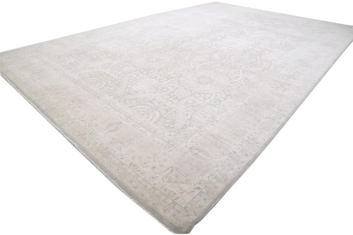 Brown Pakistani Ariana Rug 13'8" x 21'3" Hand-Knotted view