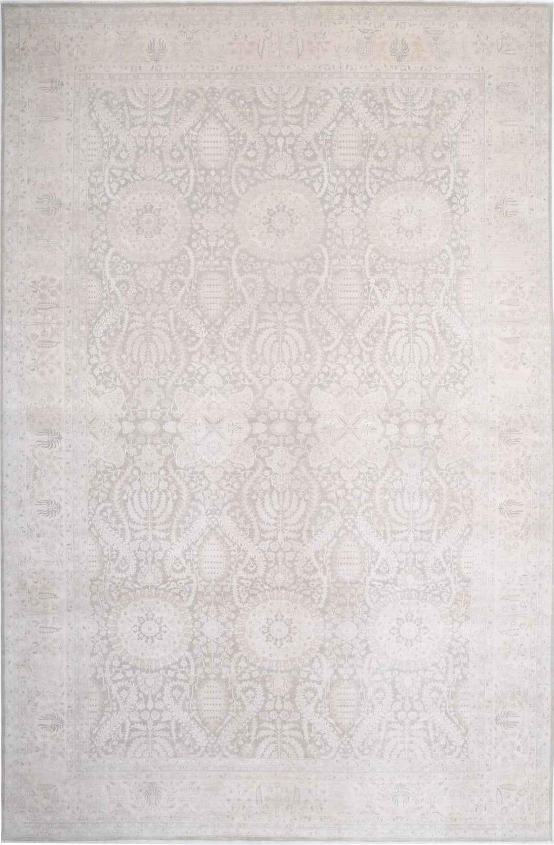 Brown Pakistani Ariana Rug 13'8" x 21'3" Hand-Knotted