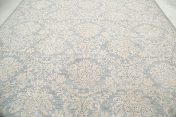 Grey Pakistani Oriental Rug 10' 2" x 13' 2" Hand-Knotted view 15