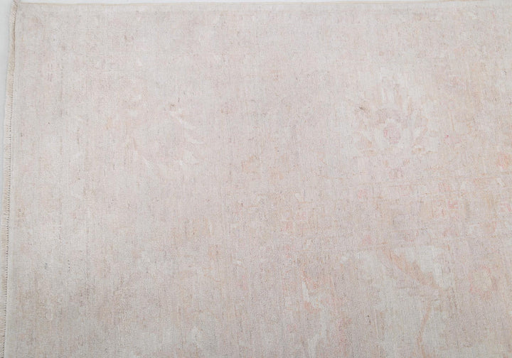 Ivory Afghan Serenity Rug 11'9" x 14'6" Hand-Knotted border