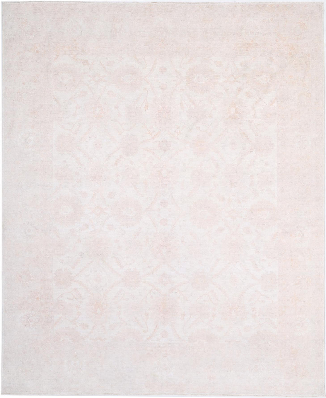 Ivory Afghan Serenity Rug 11'9" x 14'6" Hand-Knotted