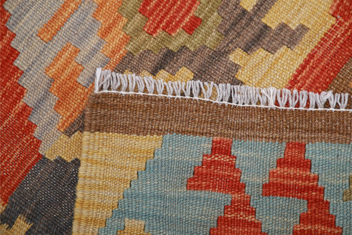 Kilim 3’ 1″ x 5’ 1″ - No. AV27890 - ALRUG Rug Store