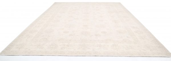 Ivory Serenity Rug 11'8" x 15'5" Hand-Knotted close-up