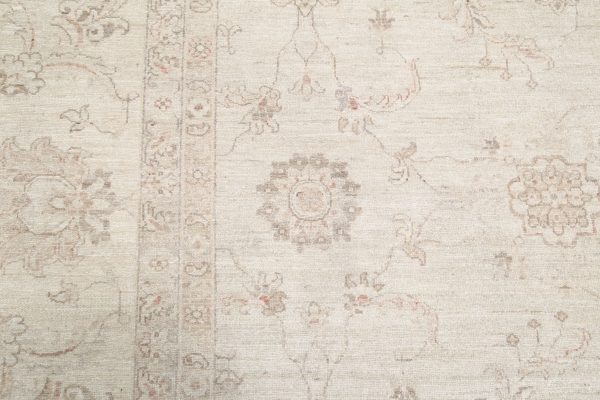 Ivory Serenity Rug 11'8" x 15'5" Hand-Knotted view 17
