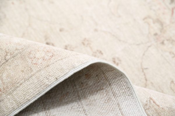 Ivory Serenity Rug 11'8" x 15'5" Hand-Knotted view 9