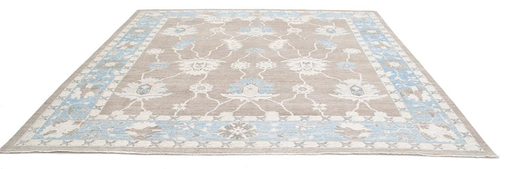 Oushak 11’ 7″ x 11’ 2″ - No. AV86957 - ALRUG Rug Store