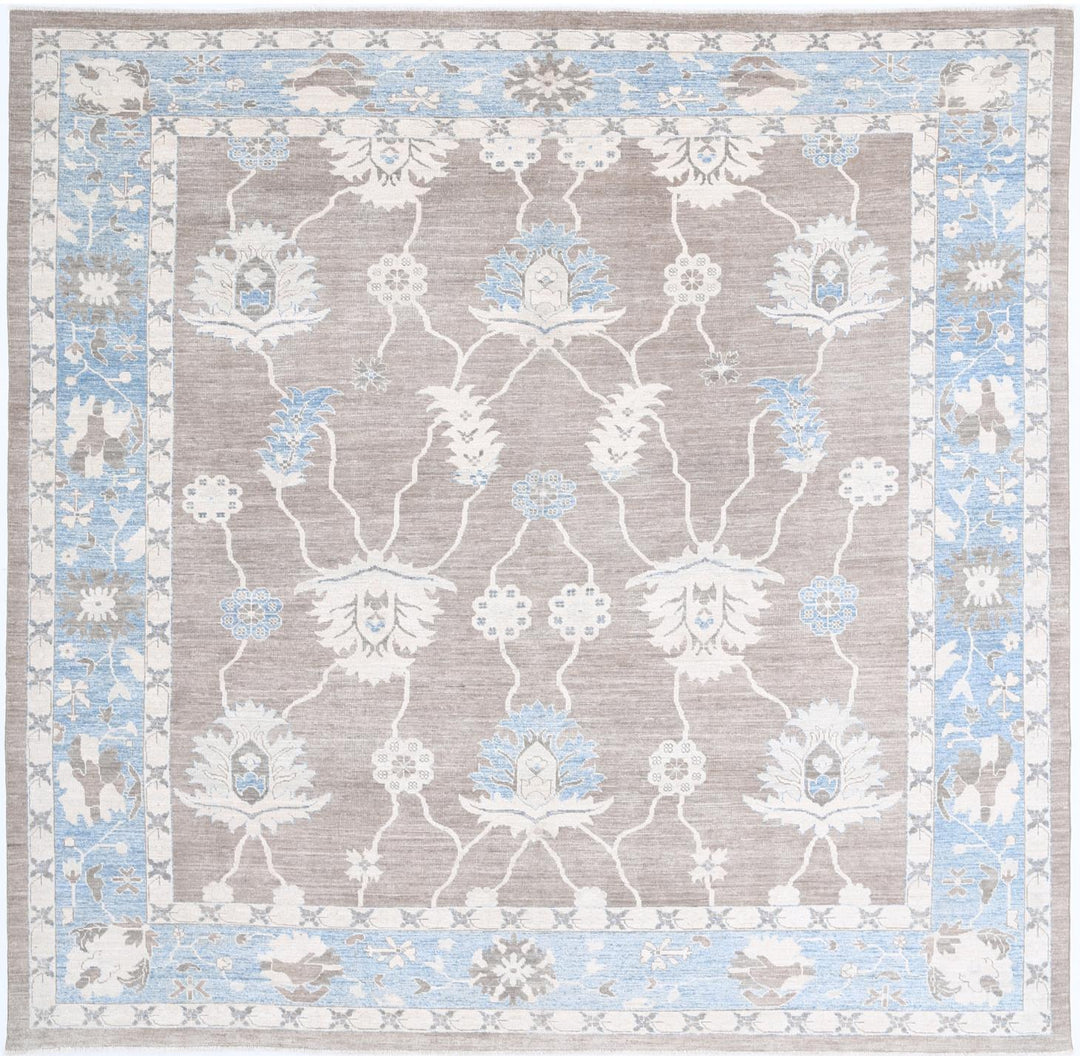 Oushak 11’ 7″ x 11’ 2″ - No. AV86957 - ALRUG Rug Store