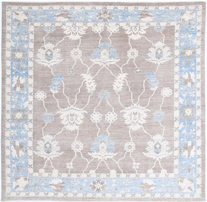 Oushak 11’ 7″ x 11’ 2″ - No. AV86957 - ALRUG Rug Store