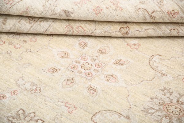 Gold Afghan Serenity Rug 9'6" x 13'6" Hand-Knotted view 19