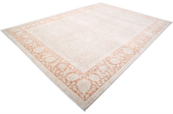 Brown Pakistani Ariana Rug 9'10" x 13'5" Hand-Knotted view