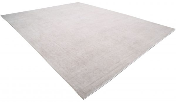 Ivory Pakistani Serenity Rug 13'0" x 16'10" Hand-Knotted view 12