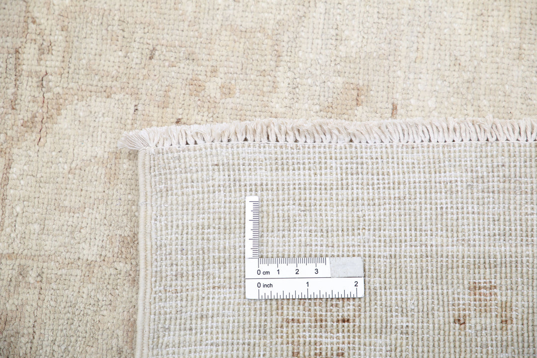 Ivory Afghan Serenity Rug 12'10" x 15'9" Hand-Knotted view 10