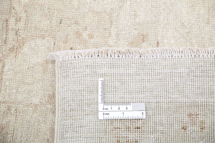 Ivory Afghan Serenity Rug 12'10" x 15'9" Hand-Knotted view 10
