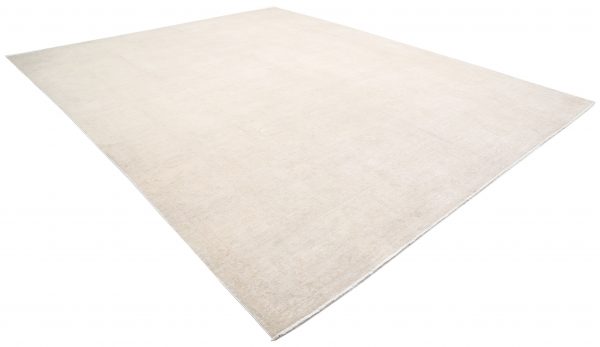 Ivory Afghan Serenity Rug 11'9" x 14'3" Hand-Knotted view 12