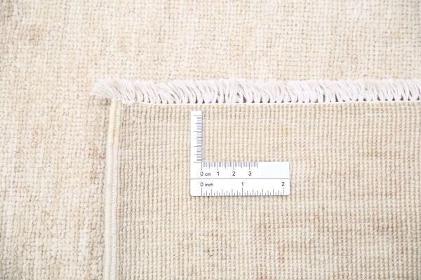 Ivory Afghan Serenity Rug 11'9" x 14'3" Hand-Knotted view 10