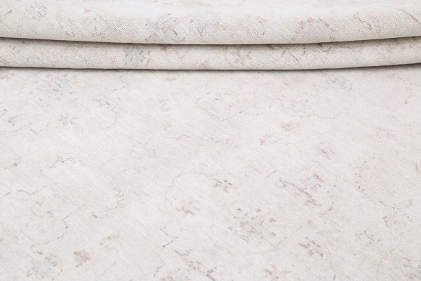 Ivory Serenity Rug 12' 0" x 14' 7" Hand-Knotted view 19