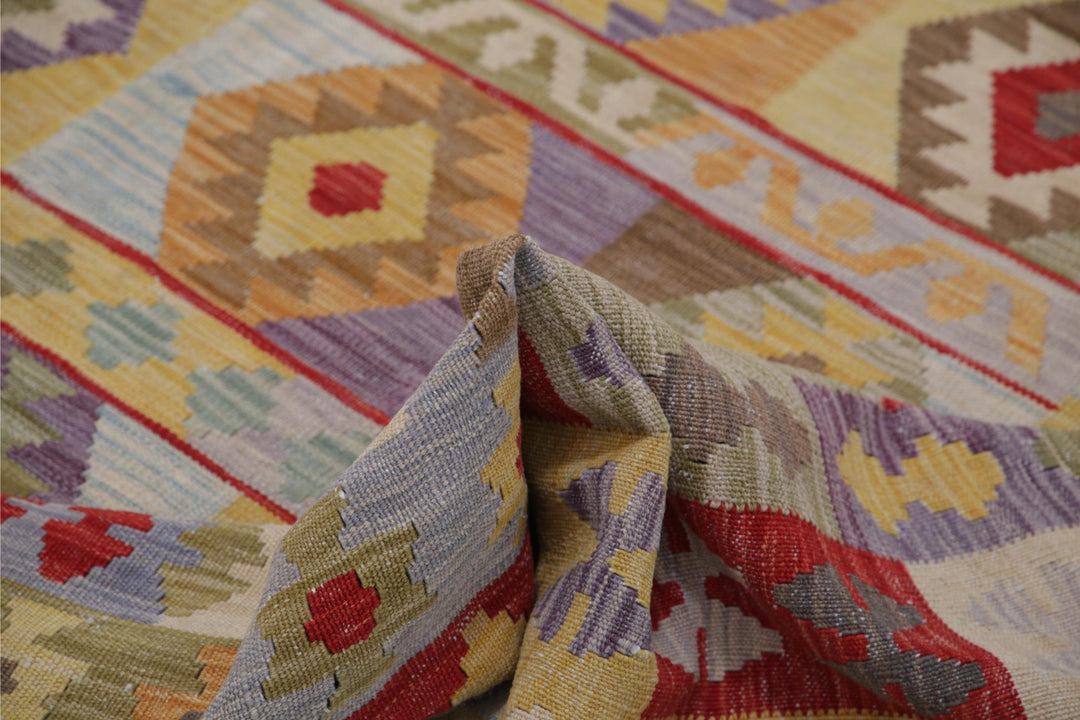 Kilim 7’ 9″ x 11’ 3″ - No. AV30617 - ALRUG Rug Store