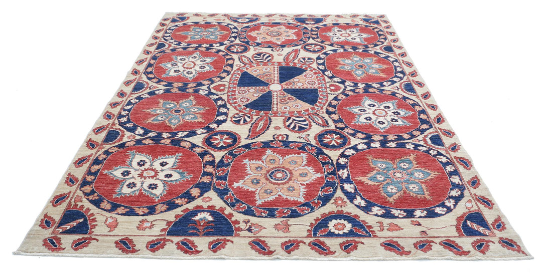 Ziegler 6’ 7″ x 9’ 7″ - No. AV76431 - ALRUG Rug Store