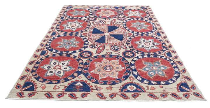 Ziegler 6’ 7″ x 9’ 7″ - No. AV76431 - ALRUG Rug Store