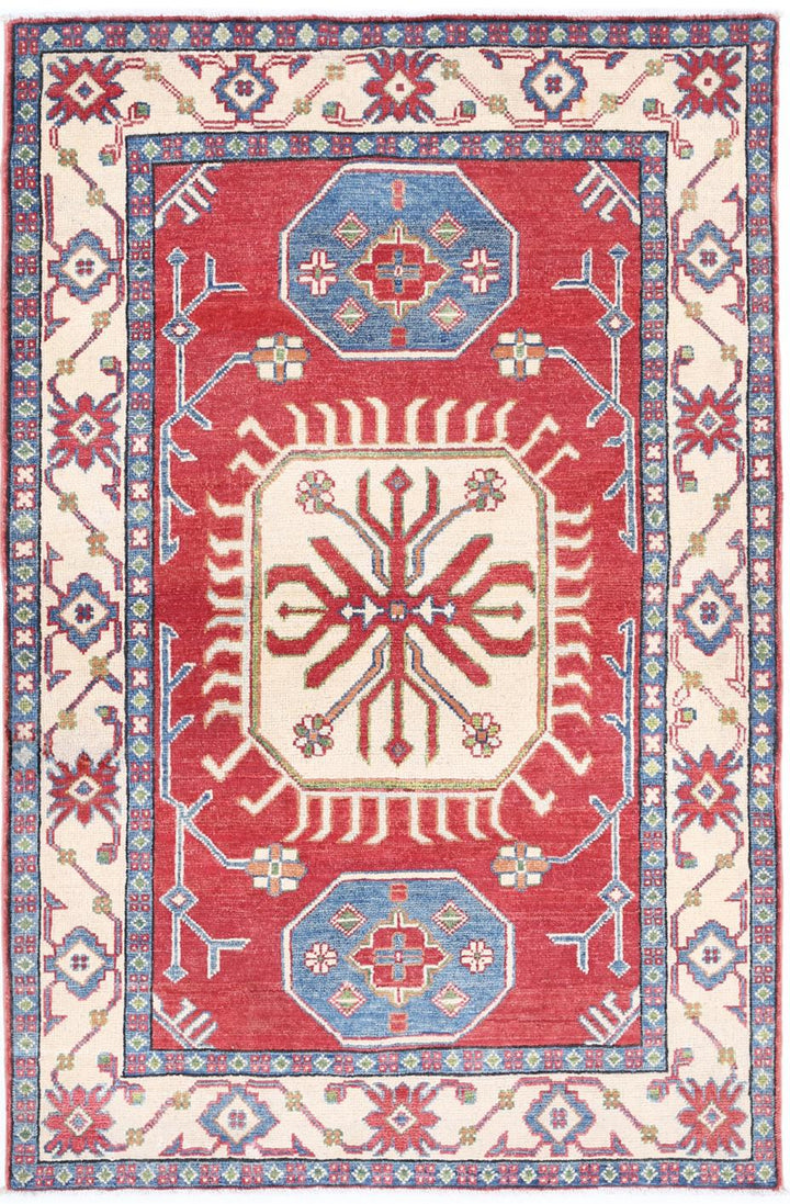 Kazak 3’ 4″ x 5’ 3″ - No. AV42447 - ALRUG Rug Store