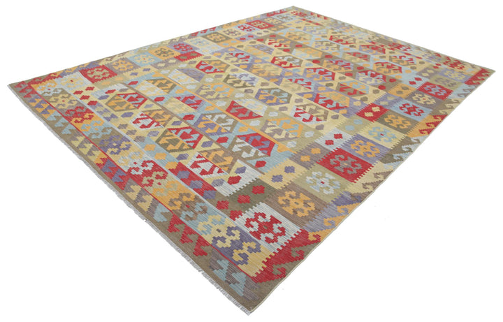 Kilim 8’ 1″ x 11’ 2″ - No. AV63391 - ALRUG Rug Store
