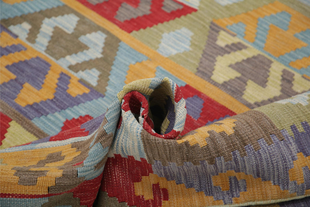 Kilim 8’ 1″ x 11’ 2″ - No. AV63391 - ALRUG Rug Store