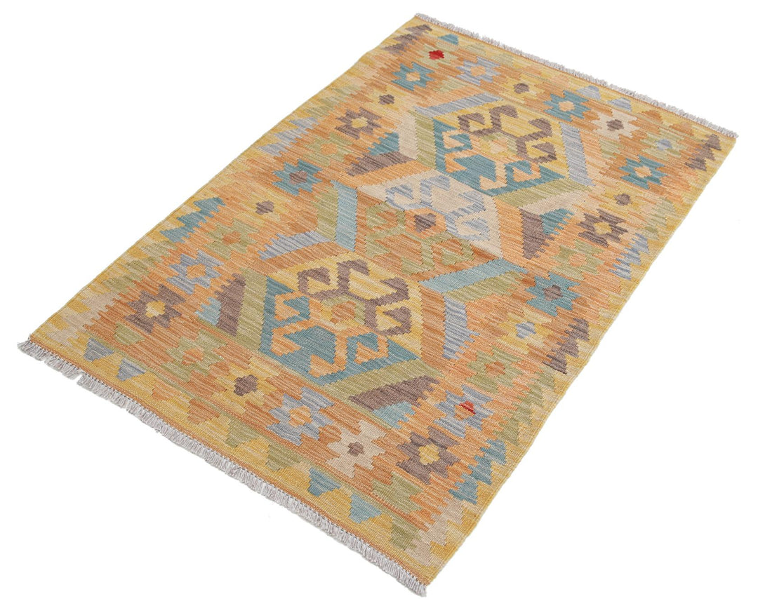 Kilim 2’ 8″ x 3’ 11” - No. AV52481 - ALRUG Rug Store