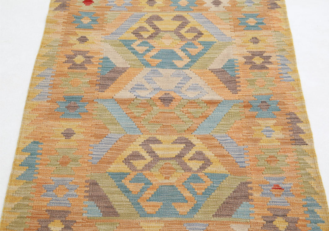 Kilim 2’ 8″ x 3’ 11” - No. AV52481 - ALRUG Rug Store