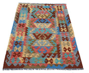 Kilim 3’ 2″ x 4’ 10” - No. AV24442 - ALRUG Rug Store