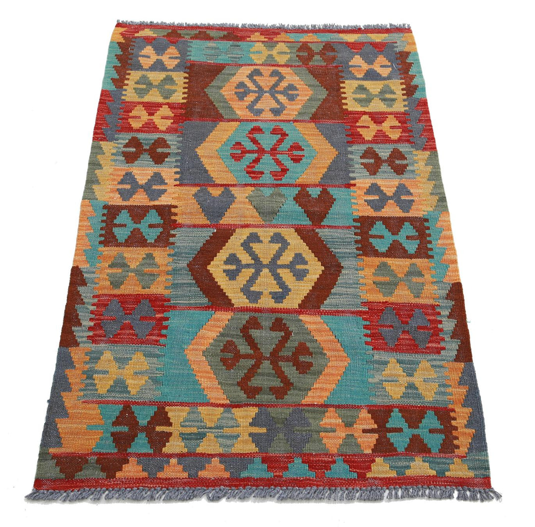 Kilim 2’ 6″ x 4’ 1″ - No. AV56120 - ALRUG Rug Store