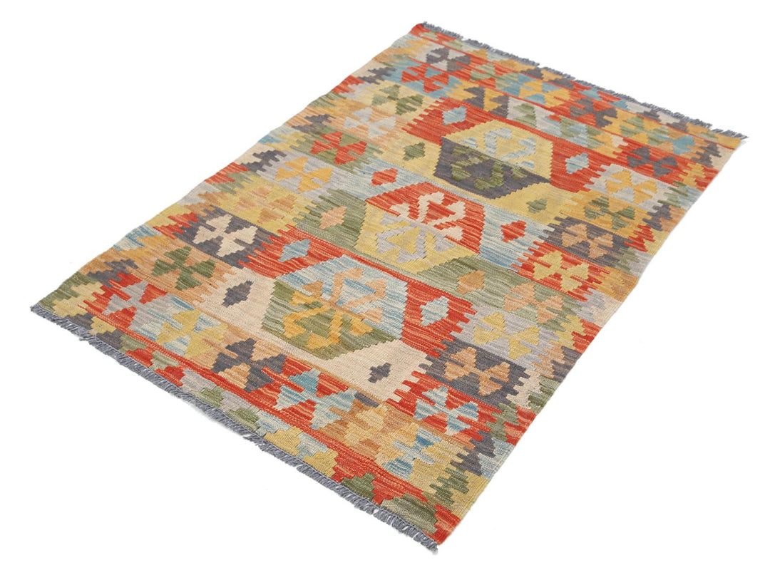 Kilim 2’ 8″ x 4’ 0″ - No. AV88701 - ALRUG Rug Store