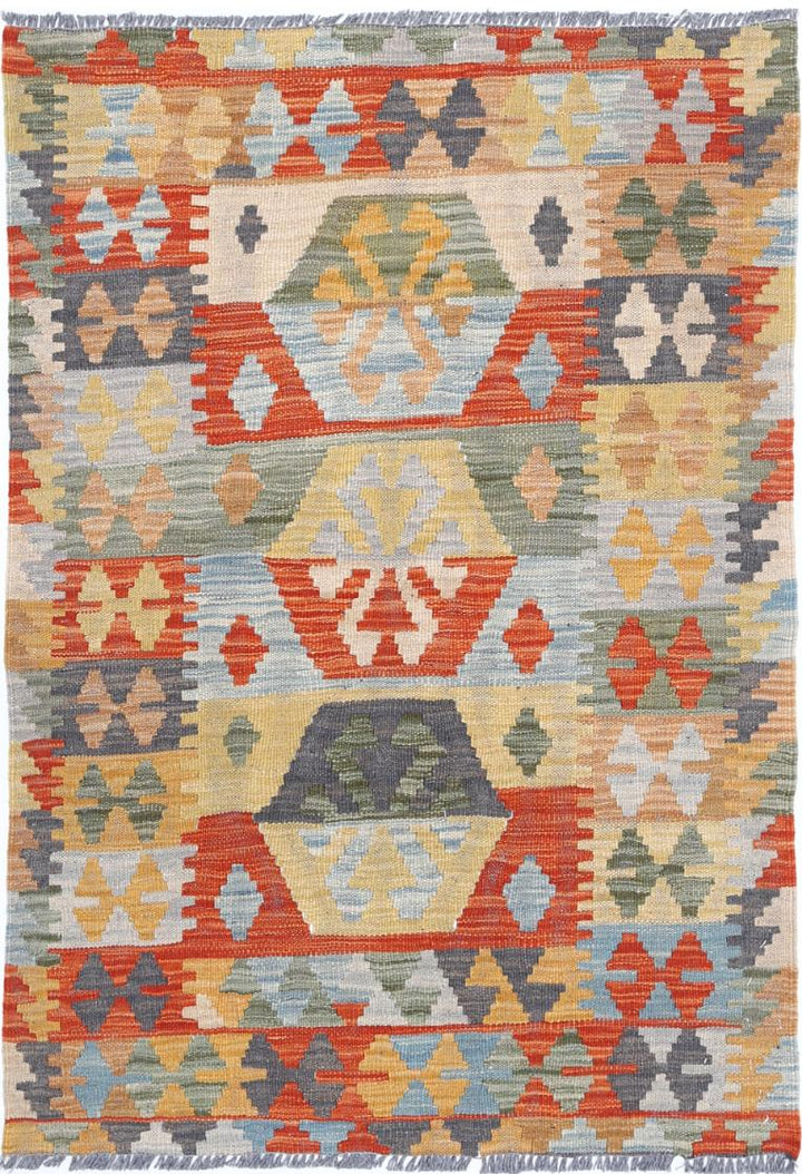 Kilim 2’ 8″ x 4’ 0″ - No. AV88701 - ALRUG Rug Store