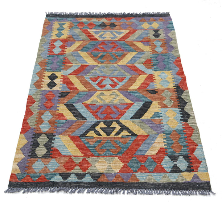 Kilim 2’ 6″ x 4’ 2″ - No. AV78070 - ALRUG Rug Store