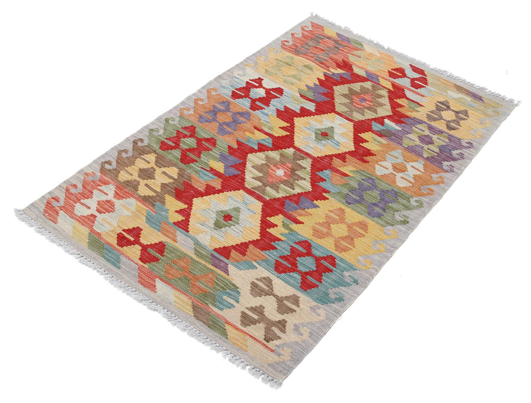 Kilim 2’ 8″ x 4’ 1″ - No. AV55297 - ALRUG Rug Store
