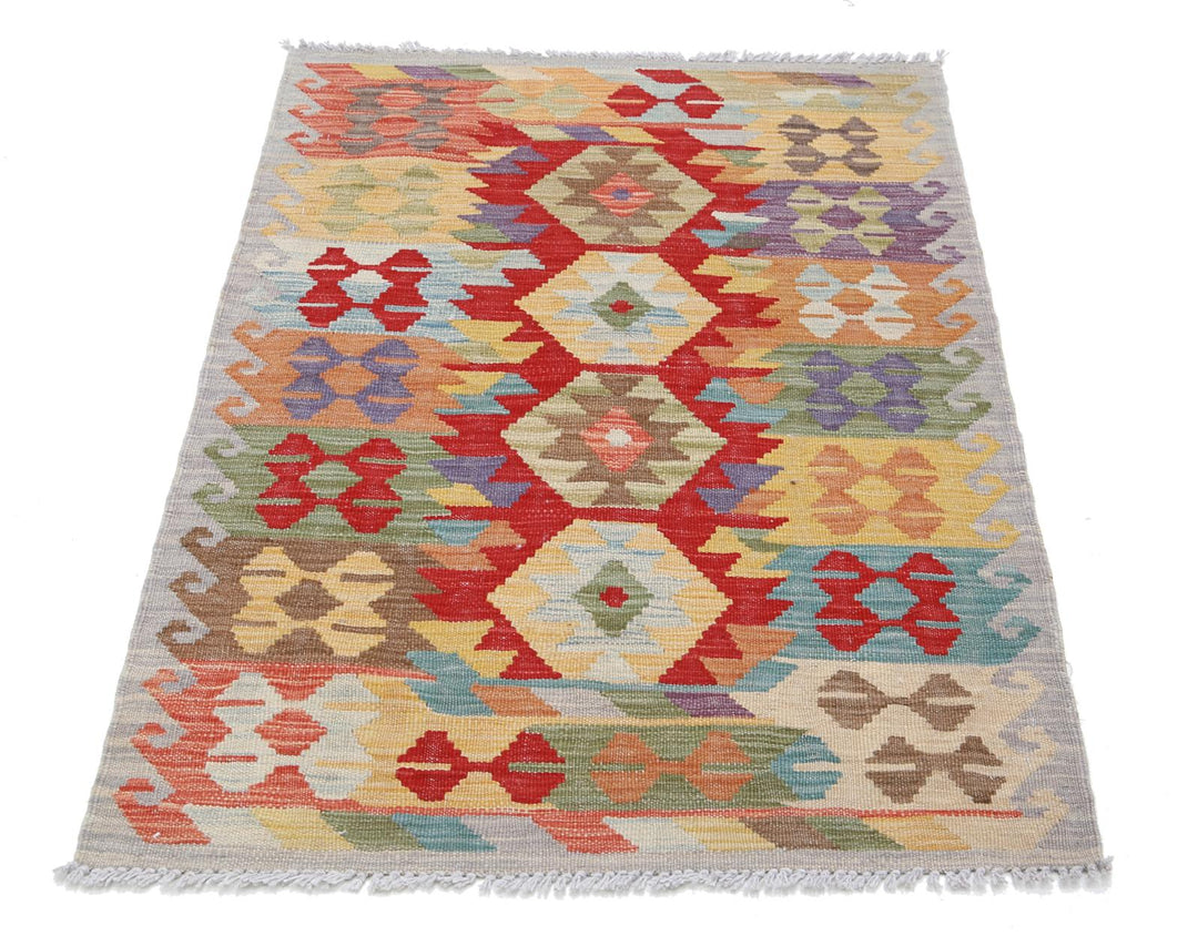 Kilim 2’ 8″ x 4’ 1″ - No. AV55297 - ALRUG Rug Store