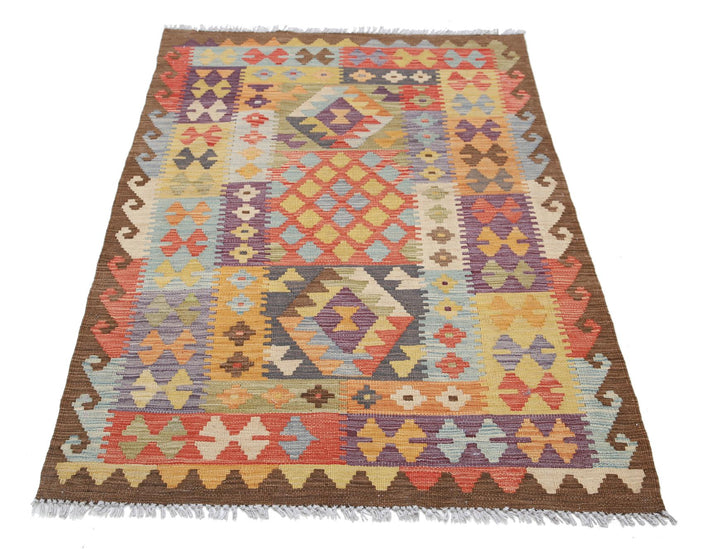 Kilim 3’ 4″ x 5’ 0″ - No. AV46853 - ALRUG Rug Store