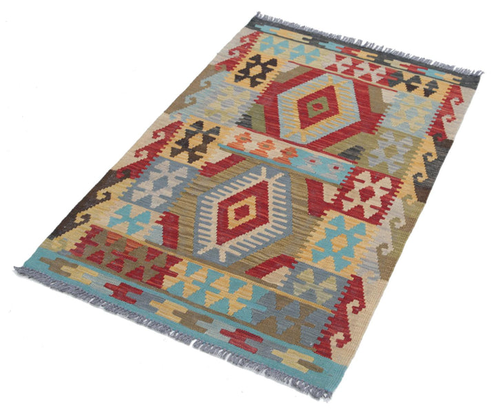 Kilim 2’ 8″ x 4’ 2″ - No. AV35662 - ALRUG Rug Store