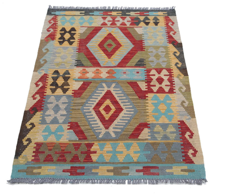 Kilim 2’ 8″ x 4’ 2″ - No. AV35662 - ALRUG Rug Store
