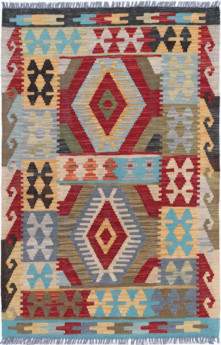 Kilim 2’ 8″ x 4’ 2″ - No. AV35662 - ALRUG Rug Store