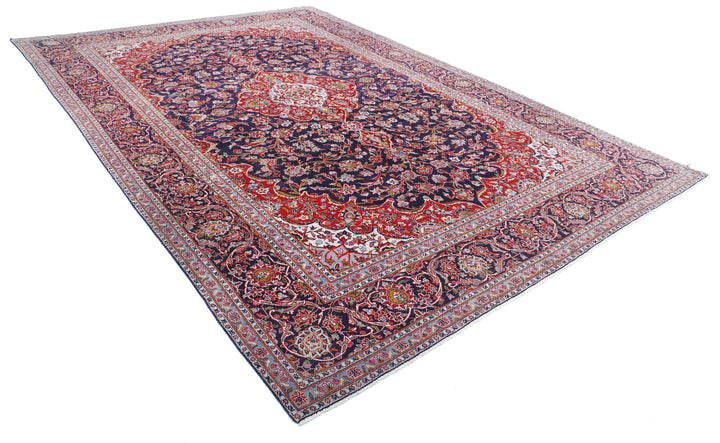 Kashan 9’ 0″ x 13’ 2″ - No. AV99581 - ALRUG Rug Store